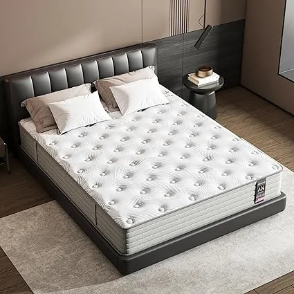 12 inch medium firm queen mattress with fireproof Grade III certification