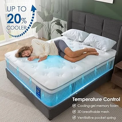 CertiPUR-US certified Queen Rose mattress for safe sleep