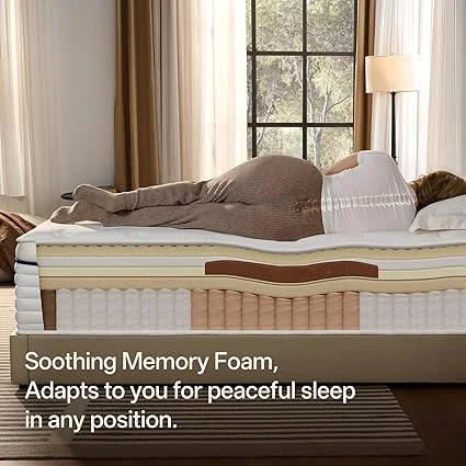 Individually wrapped pocket coils reduce motion transfer in QUILTZEN mattress