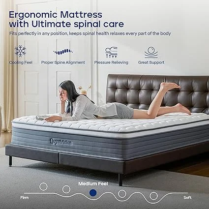Medium firm QUYNTRIXION mattress for pressure relief