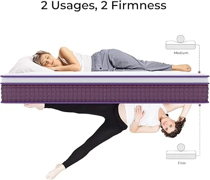 REGOSS hybrid mattress with individually pocketed coils for support