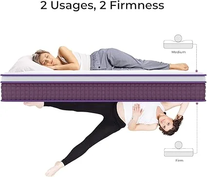 REGOSS queen mattress compressed in a box for easy shipping and setup