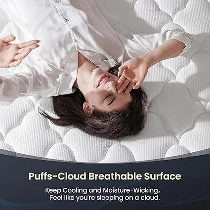 Resspry Aura Collection twin mattress with 120-night home trial