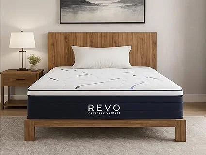 Individually wrapped innerspring coils in REVO mattress for superior support