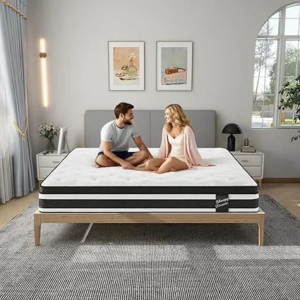 RHHVVR 12 inch hybrid mattress in a box for easy delivery