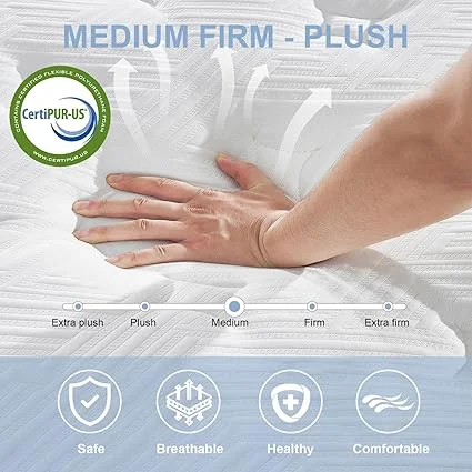 Strengthened edge support on RHHVVR twin XL mattress