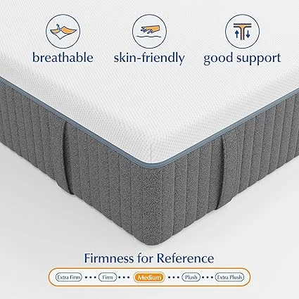 RO REST ONLY 12 inch mattress being unboxed and set up