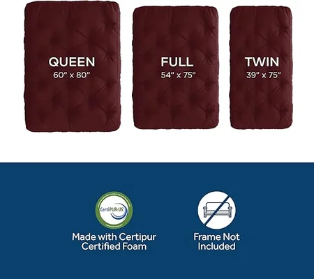 American-made Royal Sleep Products futon mattress with quality construction