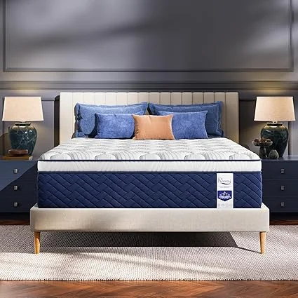 RRESTA twin hybrid mattress with 5-zone support for deep sleep and back relief