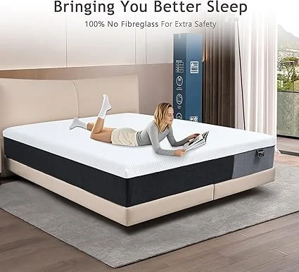 CertiPUR-US certified and hypoallergenic RuDenDorf queen mattress