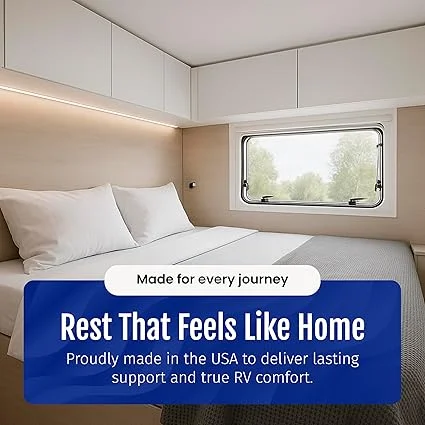 Cooling comfort technology in RV and camper mattress