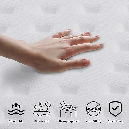 Breathable cooling design of RWAEZYBLUX hybrid mattress