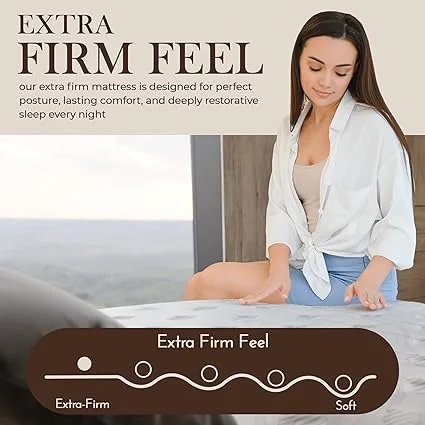 SAYRE SLEEP mattress with cooling gel memory foam for back pain relief