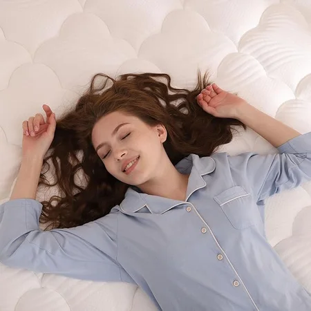 SeVietra full mattress measuring 75 inches long by 54 inches wide by 12 inches thick