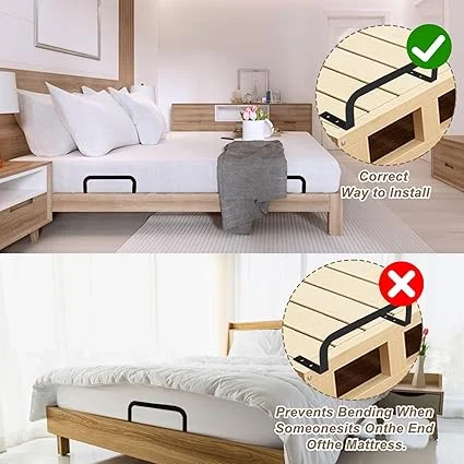 Easy installation of Sibosen mattress stopper bar set