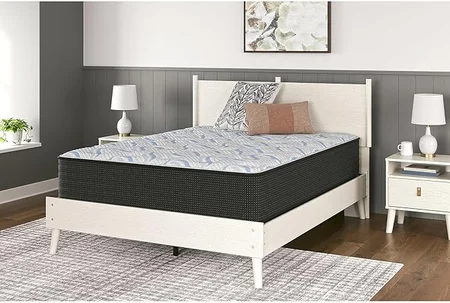 Signature Design by Ashley Elite Springs Plush 14-inch memory foam hybrid mattress with edge support
