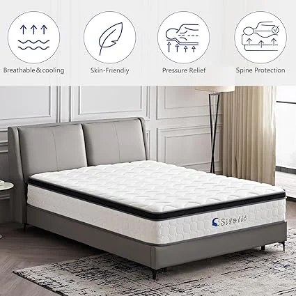 Sigolit mattress designed for pressure relief and spinal alignment