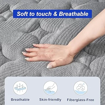 Slecofom fiberglass-free queen mattress safe for home use