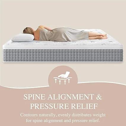 Sleepmax queen mattress that is fiberglass-free with a forever warranty