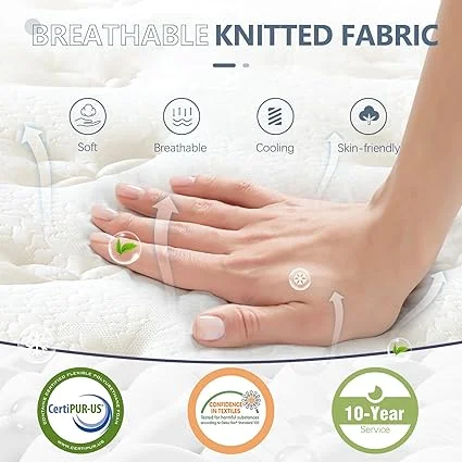 Mattress with motion isolation technology and reinforced edge support