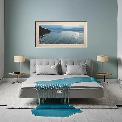 SmartBD double soft noiseless cover bedwetting mattress for peaceful sleep