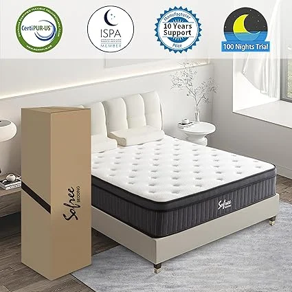 Mattress in a box for easy delivery and setup in any room