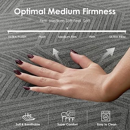 CertiPUR-US certified memory foam mattress ensuring safety and quality