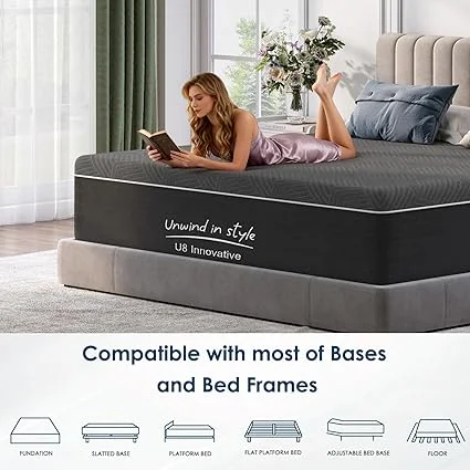 Mattress providing medium support and excellent pressure relief for comfort