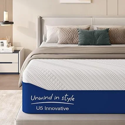 12 inch cooling gel infused mattress for pressure relief and comfort