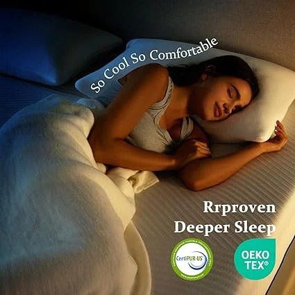 CertiPUR-US certified and fiberglass free queen mattress for safe sleep