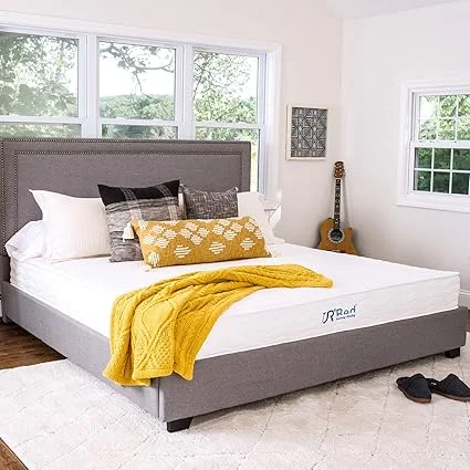 SR Red Sunrising Bedding 10-inch twin natural latex mattress with firm support