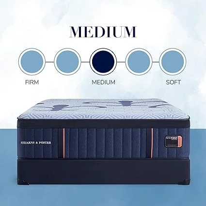 Stearns & Foster King mattress providing optimal support and comfort
