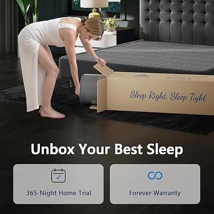 SUAYEA hybrid mattress combines memory foam and springs for comfort and support