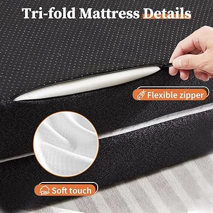 Sweetcrispy portable mattress ideal for travel, yoga, and guests