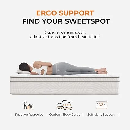 CertiPUR-US certification label on Sweetnight foam mattress for safety assurance