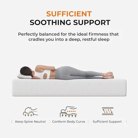 CertiPUR-US certified Sweetnight memory foam mattress