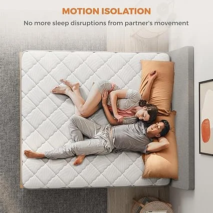Queen mattress measuring 80x60 inches for comfortable sleep