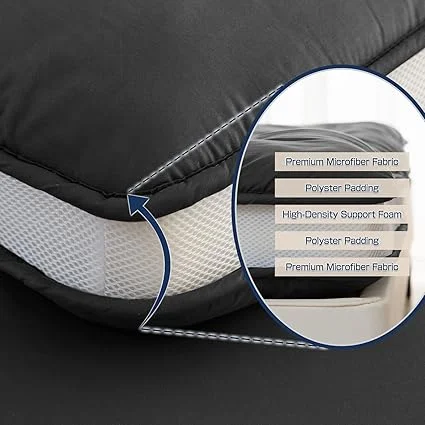Traditional 4-inch thick floor mattress that can be used as a space-saving bed