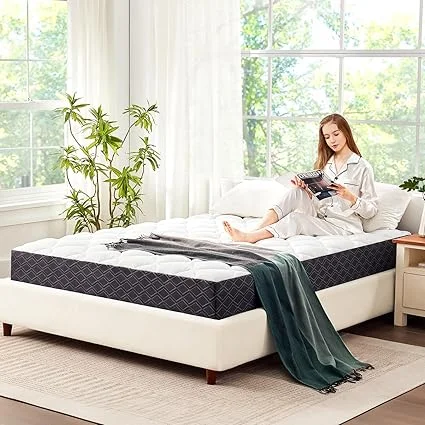 6 inch thick TERISTE king mattress with dimensions 79.5L x 76W inches