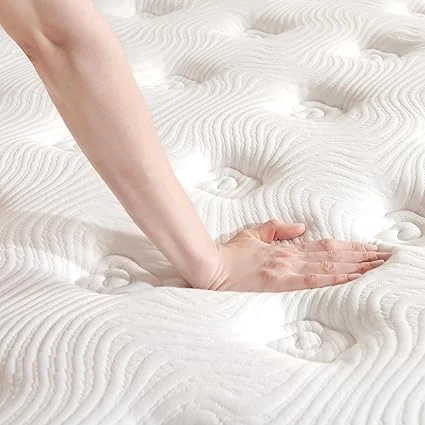 TQX medium firm king mattress providing pressure relief for comfortable sleep