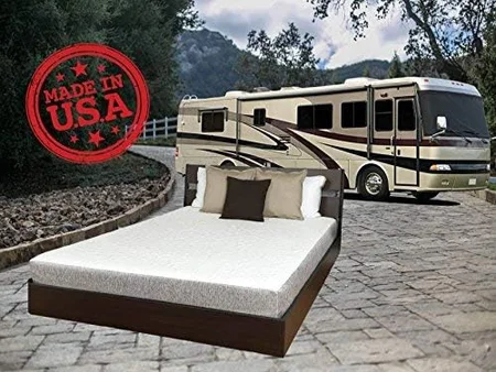 Travel Happy narrow king RV mattress with graphite gel memory foam
