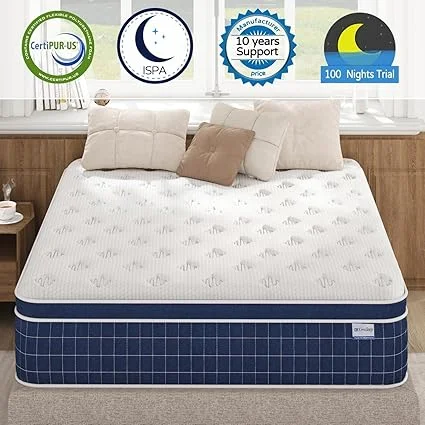 U.S. standard king mattress in a box for easy delivery and setup