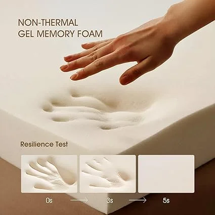 Memory foam mattress designed to improve sleep quality and comfort