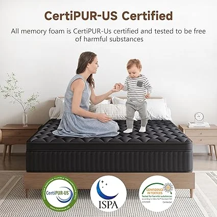 Individual pocket springs in VERHOPE mattress for pressure relief and motion isolation