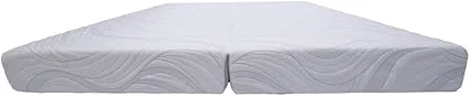 Space-saving vertical bi-fold design perfect for RV camper beds