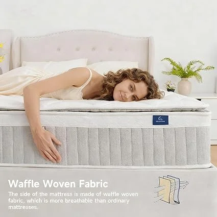 Fiberglass free queen mattress for safe and healthy sleeping environment