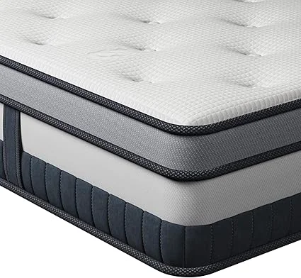 Vesgantti 10-inch hybrid mattress with memory foam and pocket springs