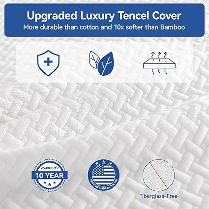 Vipbear CertiPUR-US certified RV mattress in compact shipping box
