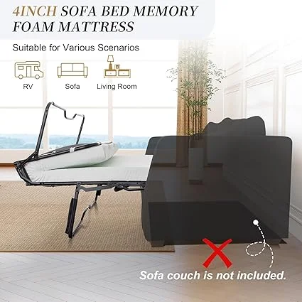 Vipbear full-size mattress topper with cooling gel for enhanced comfort