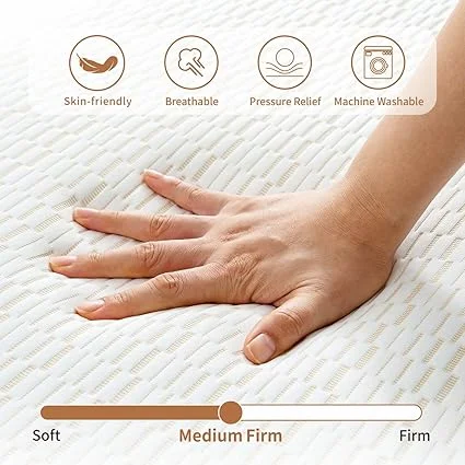 Vipbear tri-fold mattress used as extra bed in home guest room